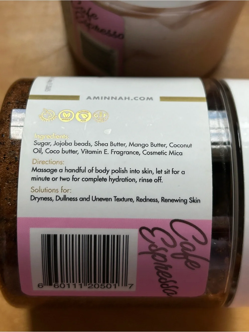 Café Espresso Whipped Body Butter and Scrub Set - Bundle New!